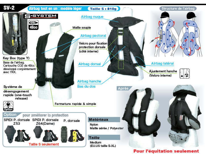 Gilet Airbag Light  SV2 - EQUITATION